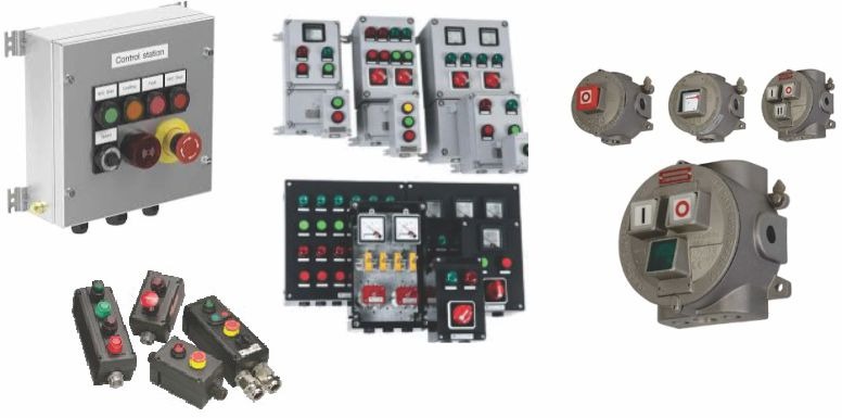 Hazardous area Control Stations, Panels and Ex Components